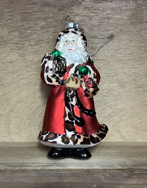 Leopard Nisse Glass