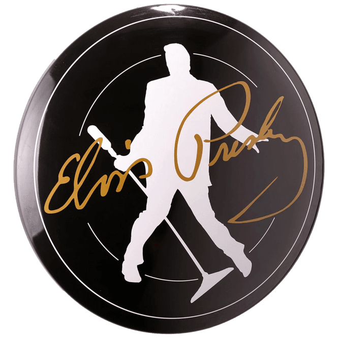 Hovedbilde Metallskilt - Button Elvis Signature