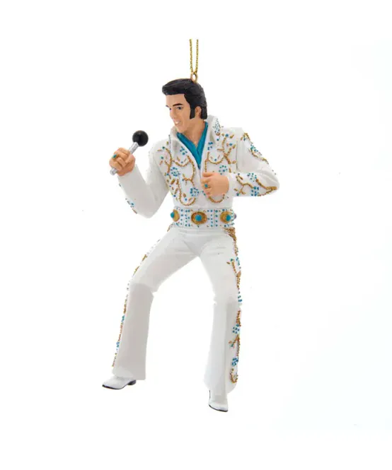 Hovedbilde Elvis Ornament Hvit