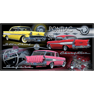 Hovedbilde Metallskilt - 1957 Pontiac