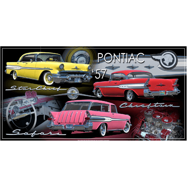 Metallskilt - 1957 Pontiac