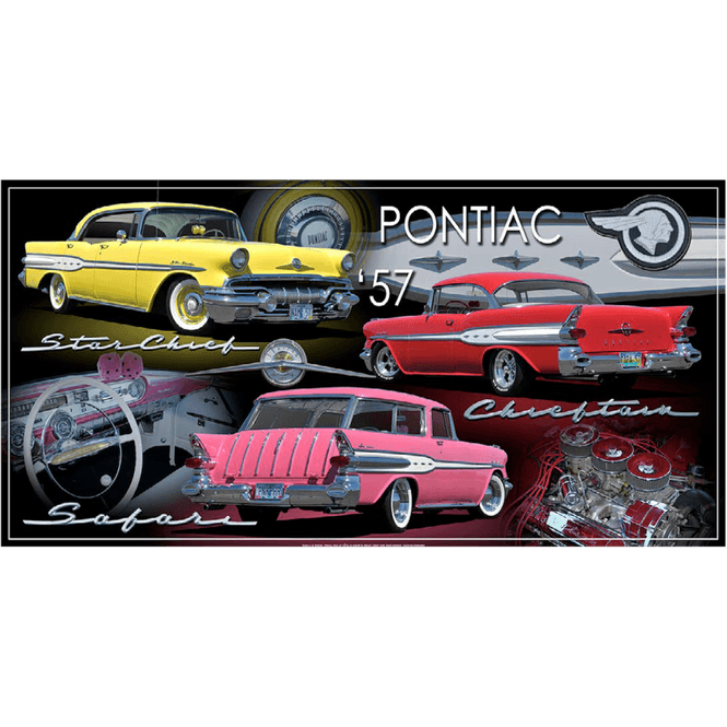 Main Image Metallskilt - 1957 Pontiac