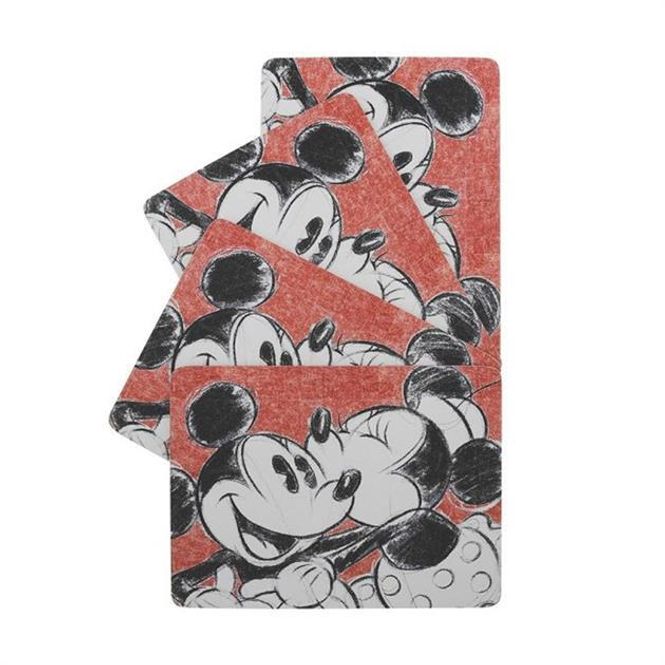 Hovedbilde Disney - Dekkebrikker Mikke Og Minnie, sett med 4 stk