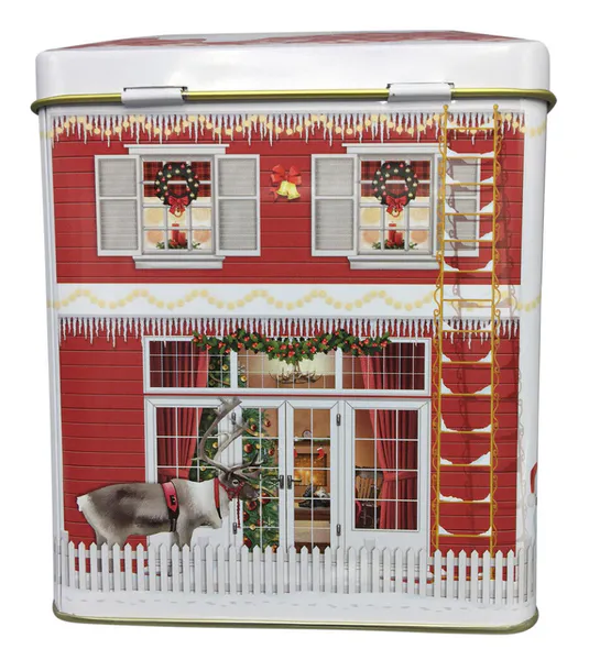 Boks - Hus med tak - Jul