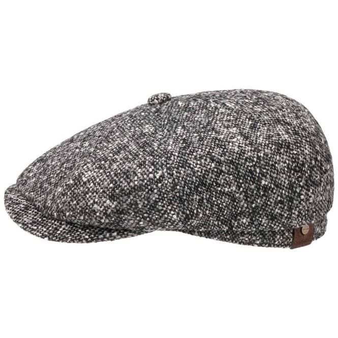 Hovedbilde Stetson - Hatteras Donegal Tweed Cap - Sort
