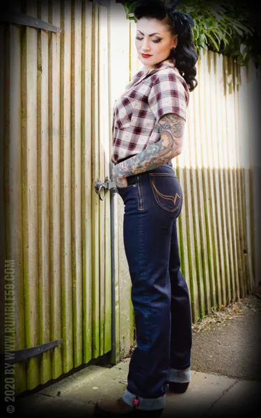 Rumble59 - Ladies Denim Straight Cut
