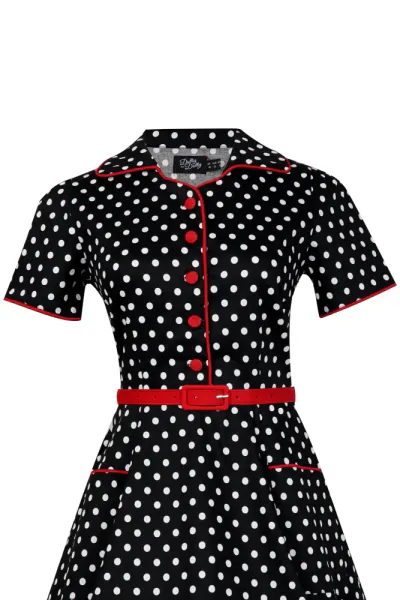 Dolly & Dotty - Penelope Rockabilly Utsvingt Kjole