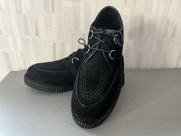 Creeper Shoe - Harley - Sort Semsket