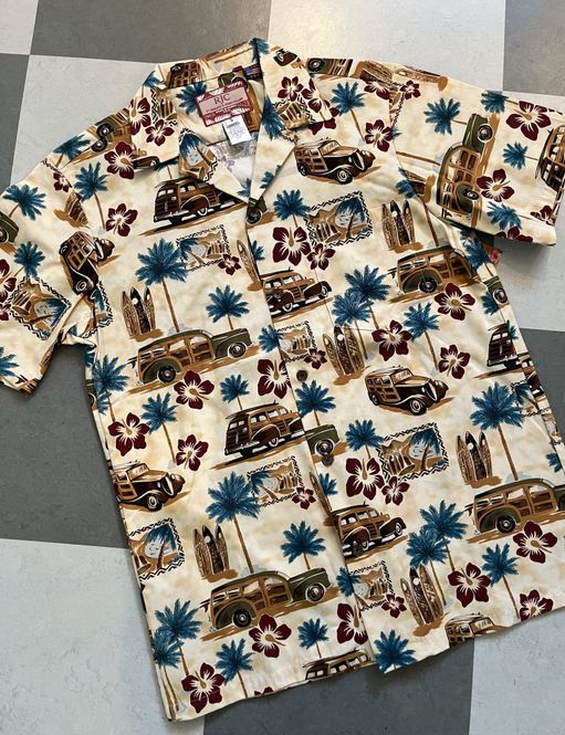 Hovedbilde Hawaiiskjorte - Woodie Beige