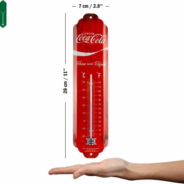 Termometer - Coca-Cola 1960s Red Wave