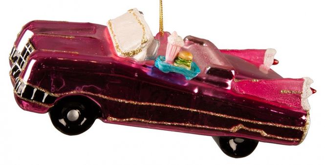 Hovedbilde Juletrepynt - Rosa Cadillac